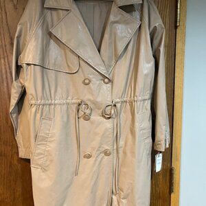 Nordstrom Open Edit long trench coat.